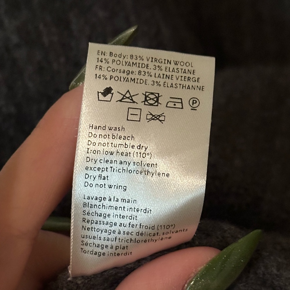 Nanushka oversized gray sweater - Picture 6 of 7